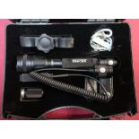 New and unused ex shop stock Tracer LED Ray Tactical ES800 lamping gun light kit in case with