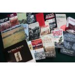 Large collection of books of various titles recounting: Battle of the Somme, Passchendaele the story