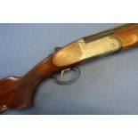 Lincoln 12B over and under ejector shotgun, with 30 inch barrels with top and centre vented ribs,
