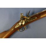 Bess black powder Indian pattern service musket .775 with 39 inch barrel with brass mounts and sling