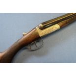 Midland Gun Co 12 bore side by side ejector shotgun, with 30 inch barrels, choke 1/4 & IC, with 14