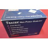 Boxed as new ex shop stock Tracer Mini Pro 4 amp lithium battery gun lamp kit with mains charger,