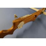 Wooden stocked and aluminum crossbow