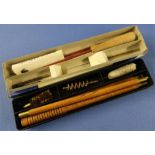 12 bore shotgun cleaning kit with three piece sectional oak rod and a .177 cleaning rod (2)