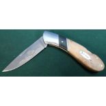 Boxed as new Elk Ridge folding single bladed pocket knife ER-072