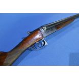 AYA Yeoman 12 bore side by side shotgun with 28 inch barrels, serial no. 510957 (shotgun certificate