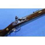 Traditions INC .50 black powder flintlock Kentucky style rifle with 41 inch octagonal barrel, with