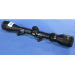 3-10 x 44 Hawke mil dot Reticle, 22mm Weaver Mounts rifle scope