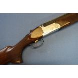 As new Webley and Scott 10-12 12B over and under ejector shotgun, with 28 inch barrels with raised