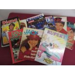 Large collection of various 1970's/1980's annuals, including Jackie, Bunty, Blue Jeans, The