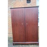 Large Stag Minstrel two door wardrobe W130cm