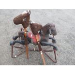 Two hobby horses and a sprung rocking horse (3)