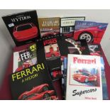 Books relating to Ferrari sports cars, some F1 history, etc (18 volumes)