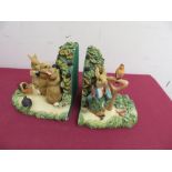 Border Fine Arts Studio The World of Beatrix Potter: Peter Rabbit bookends and Mrs Rabbit