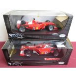Hot Wheels 1:8 scale model Ferrari F2001 Indianapolis Michael Schumacher Limited Edition of 500,