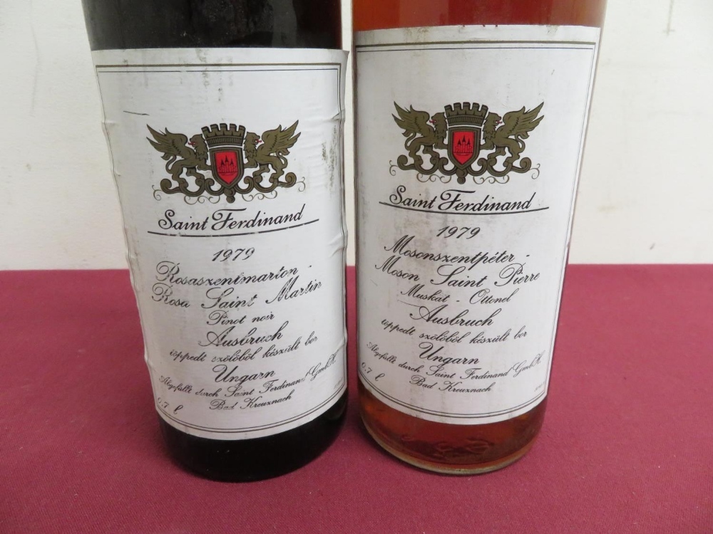 Two bottles of St Ferdinand 1979, one Rosa Saint Martin and one Mason Saint Pierre (2) - Image 2 of 2