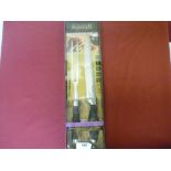 Boxed as new Sabatier carving knife and fork set