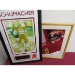 Signed photo of Michael Schumacher, from theprancinghorse.co.uk no. MS03-2, Ltd.ed, Section of