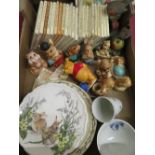 Collection of Beatrix Potter and other: Peter Rabbit books various editions, a Beswick Scenes from