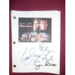 Signed copy of Roadhouse script starring Patrick Swayze