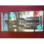 Boxed as new Taylor Eyewitness Brooklyn five piece knife block set