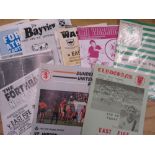 Victorian newspaper, a collection of post 1970s East Fife home and away football programmes
