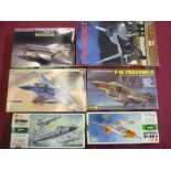 Revell F4 Phantom kit 1:32 scale and various other aircraft kits