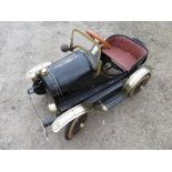 2003 Golden Wheel Stamped Metal Pedal Power Ltd.ed pedal car 0950/2999, L100cm W57cm H60cm with