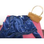 Laura Ashley childs blue velvet dress aged 12 years, a similar jacket 10 years, a waistcoat, similar