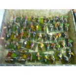 Six boxes containing extremely large collection of ancient Greek army painted miniature models