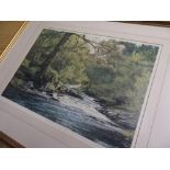 Peter Barker "The Dall Burn" artist signed limited edition print no. 158/500 (76cm x 58.5cm)