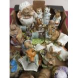 Royal Albert Beatrix Potter: John Joiner (2), Peter in the Gooseberry net, Gentleman Mouse, Foxy