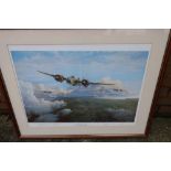 Framed and mounted limited edition print "The Blenheim Boys" by Trevor Lay, signed by the artist,
