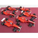 Hot Wheels 1:18 scale model Ferrari's Michael Schumacher collection, all No. 3 and No. 4 race