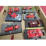Four Auto Story Microworld small scale model Ferraris, sports cars etc, various editions, and