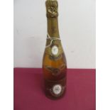 Bottle of 1989 Louis Roederer Cristal champagne, 75ml 12% vol,