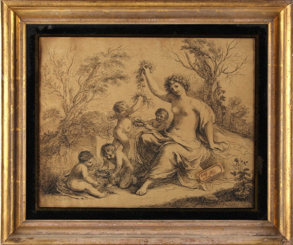 Property of a gentleman - French school, late 18th / early 19th century - VENUS WITH ATTENDANT