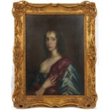 Property of a lady - English school, 17th century - PORTRAIT OF QUEEN HENRIETTA MARIA (1609-