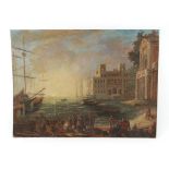 Property of a gentleman - manner of Claude Joseph Vernet, late 19th / early 20th century - A HARBOUR
