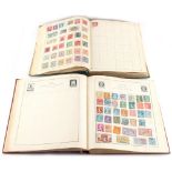 Property of a gentleman - two stamp albums (2).