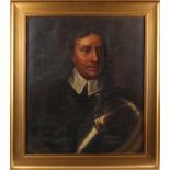 Property of a lady - English school, early 20th century - PORTRAIT OF OLIVER CROMWELL - oil on