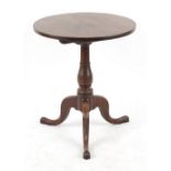 Property of a deceased estate - a mid 18th century George II / III mahogany circular topped