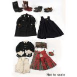 Property of a deceased estate - a Scottish dancing uniform, including jacket, kilt, waistcoat, sash,