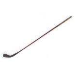 Property of a gentleman - a late 19th / early 20th century longnose golf club, lead weighted, with
