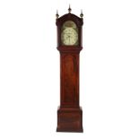 Property of a lady - an early 19th century mahogany 8-day striking longcase clock, the arched