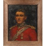 Property of a gentleman - English school, late 19th / early 20th century - PORTRAIT OF A MILITARY