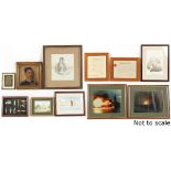 Property of a lady - a quantity of assorted pictures including an early 20th century oil on board