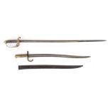 Property of a lady - a Victorian infantry officer's sword with pierced brass hilt & wire-bound