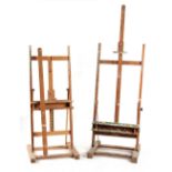 Property of a lady - two artist's easels (3).