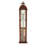 Property of a deceased estate - an Admiral Fitzroy barometer, 45.5ins. (115.5cms.) high.